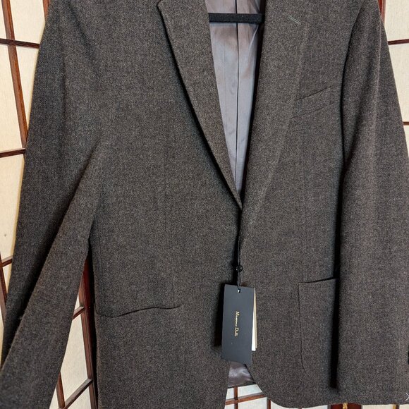 Massimo Dutti Italian extra fine wool blazer sz 40 - Picture 3 of 9